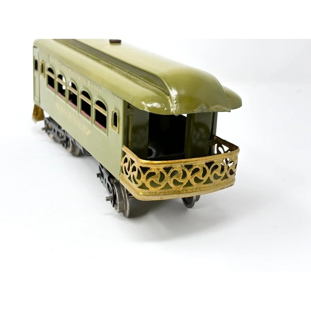 Lionel No 36 New York Central Observation Car Olive Green Standard Gauge Train